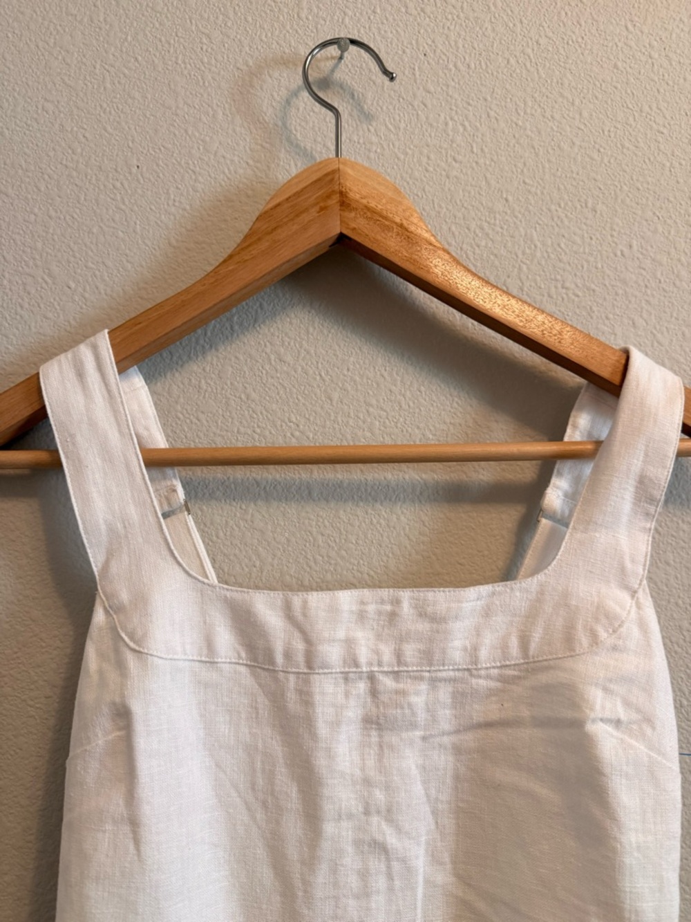 Abercrombie & Fitch Linen Blend Wide Strap Mini Dress XXS - Picture 4 of 7